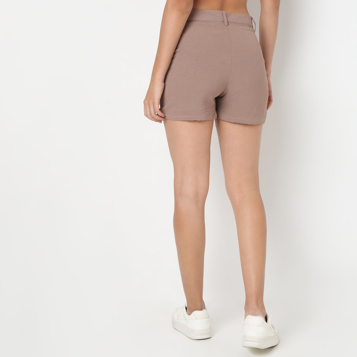 Betty Shorts with Pleated Detail At Waist