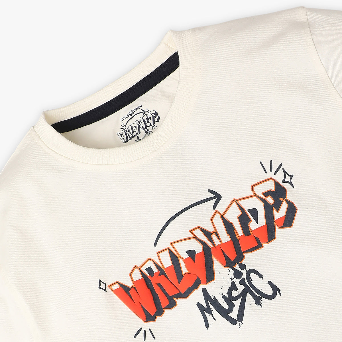 Boys Regular Fit Printed T-Shirt