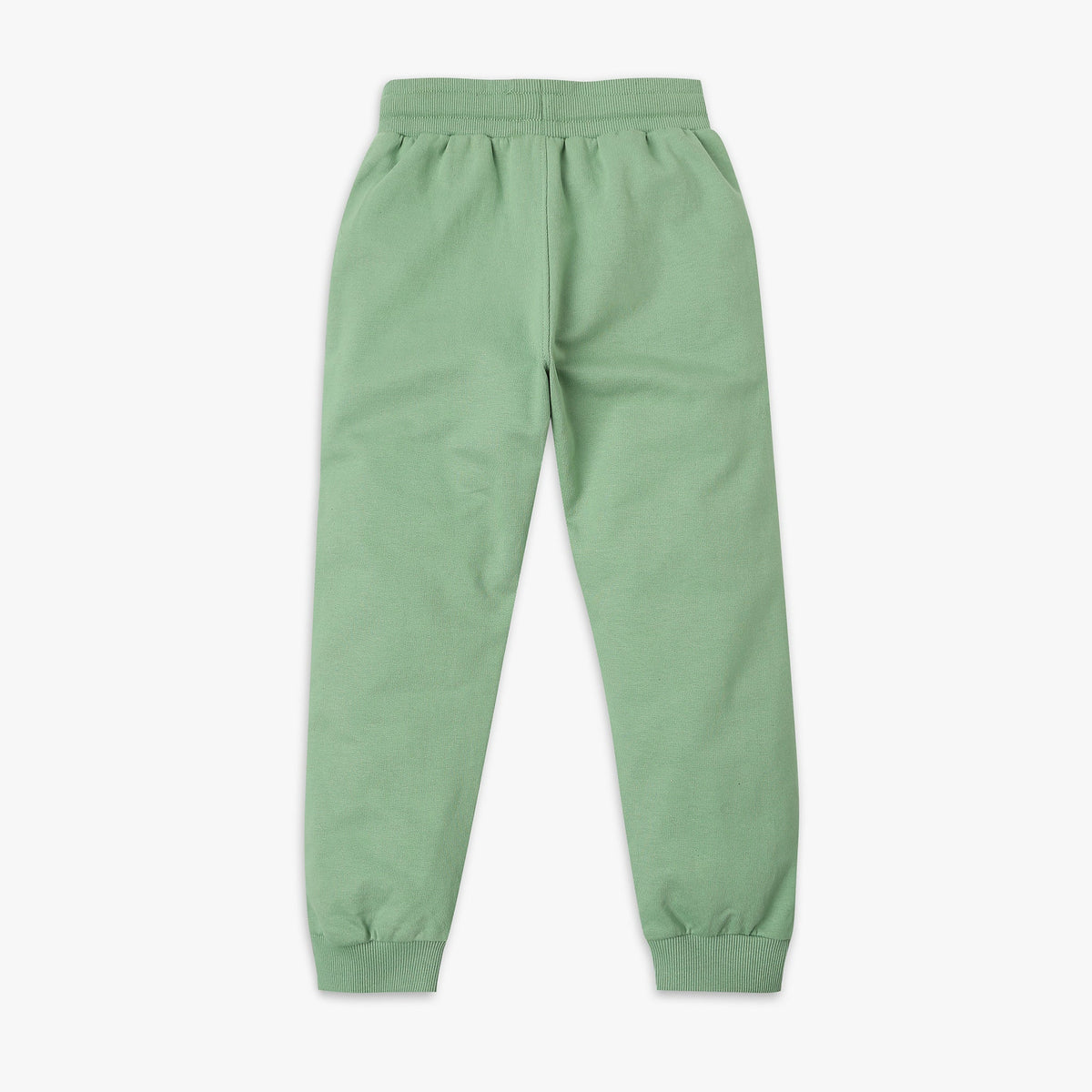 Girls Regular Fit Solid Mid Rise Trackpants