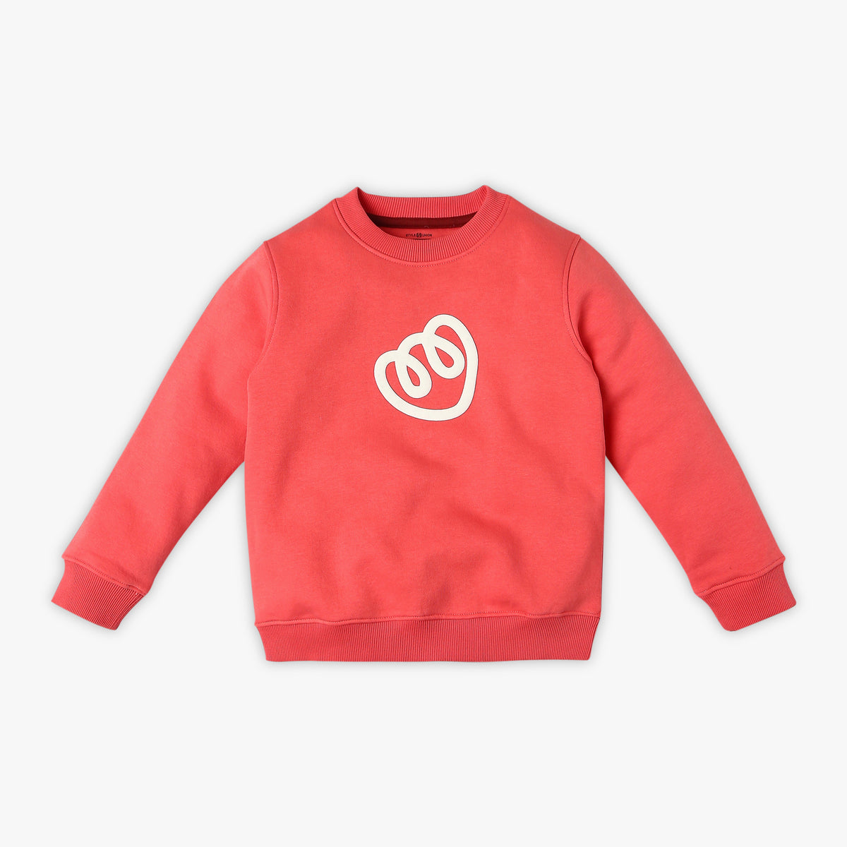 Girl's Regular Fit Printed Sweat Tees