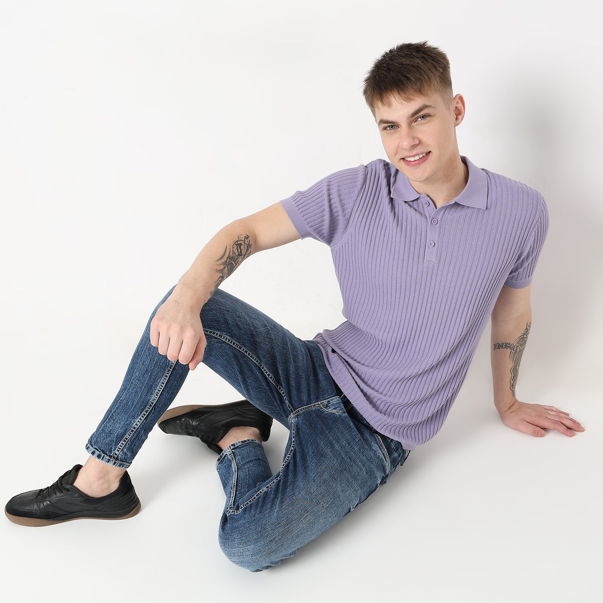 Regular Fit Structured T-Shirt