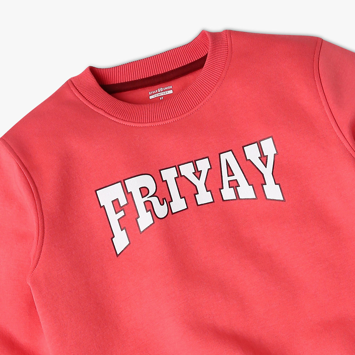 Girl's Regular Fit Printed Sweat Tees