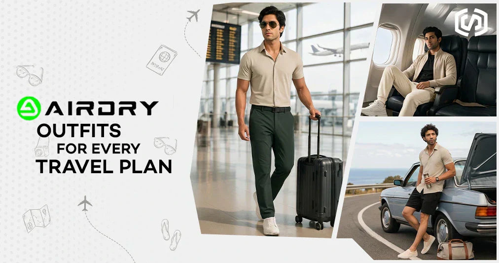 What to Wear While Traveling: Airdry Clothing Outfits for Airport, Flights & Road Trips