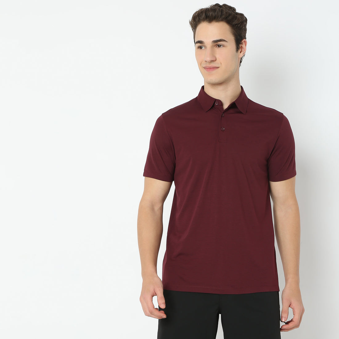 Ultra Club Poloᵉˣ - Luxury Blend Lightweight Bonded Collar T-Shirt