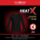 Heat-X HX-800 Full Sleeve Thermal Unisex T-Shirt – Warmer and Best for Very Cold Conditions