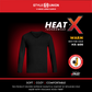 Heat-X HX-600 Full Sleeve Thermal Unisex T-Shirt – Warm and Best for Cold Conditions