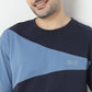 Oversize Uni-Sets Color Block T-Shirt