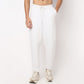 Regular Fit Solid Mid Rise Trackpants