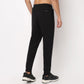 Regular Fit Solid Mid Rise Trackpants