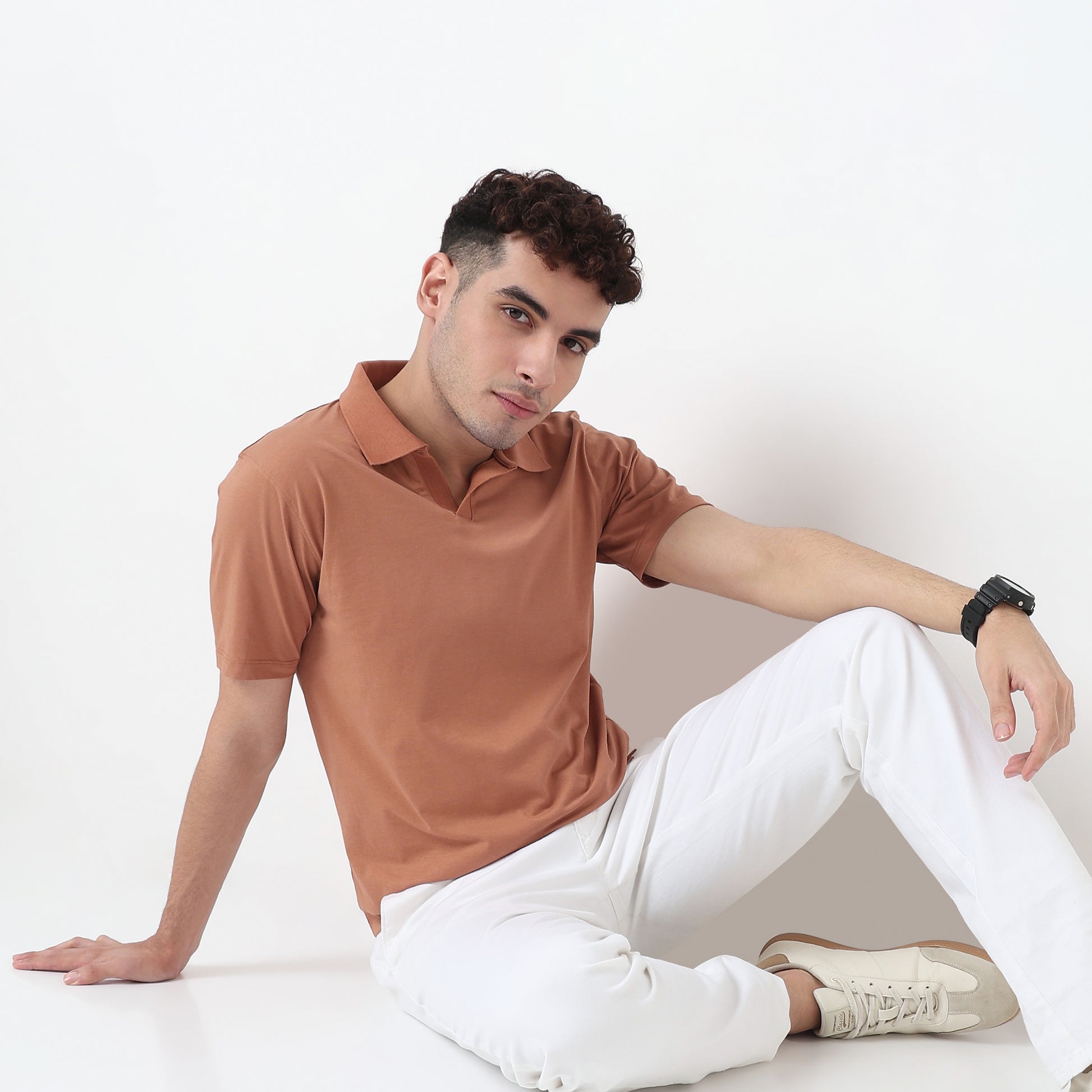 Air Polo Solid T-Shirt