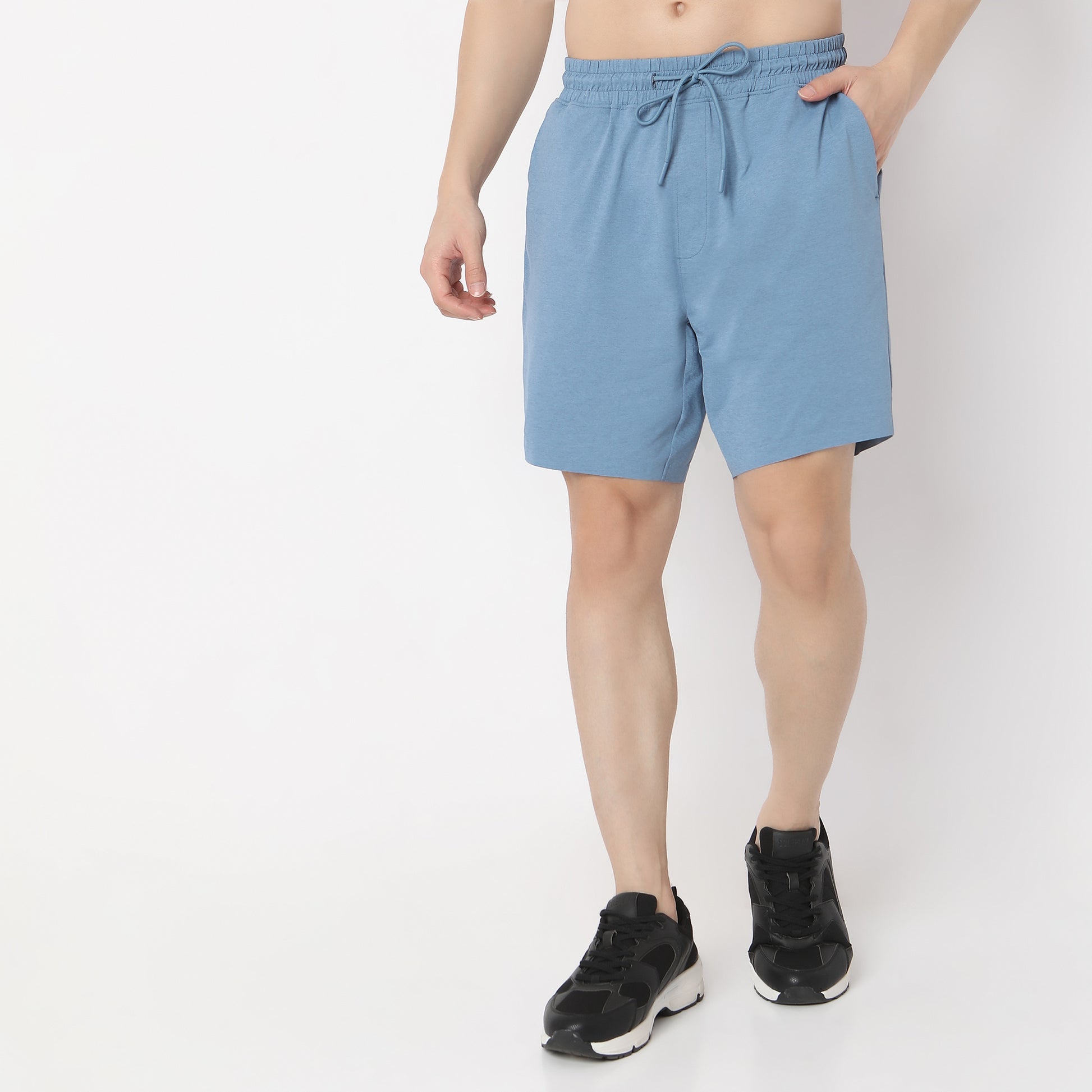 Elastomultiester Fabric Ultra Light Weight|Enhanced Flexibility And Stretch|Wicking Technology|Fast Dry And Breathable|Mobile Pocket Air Shorts