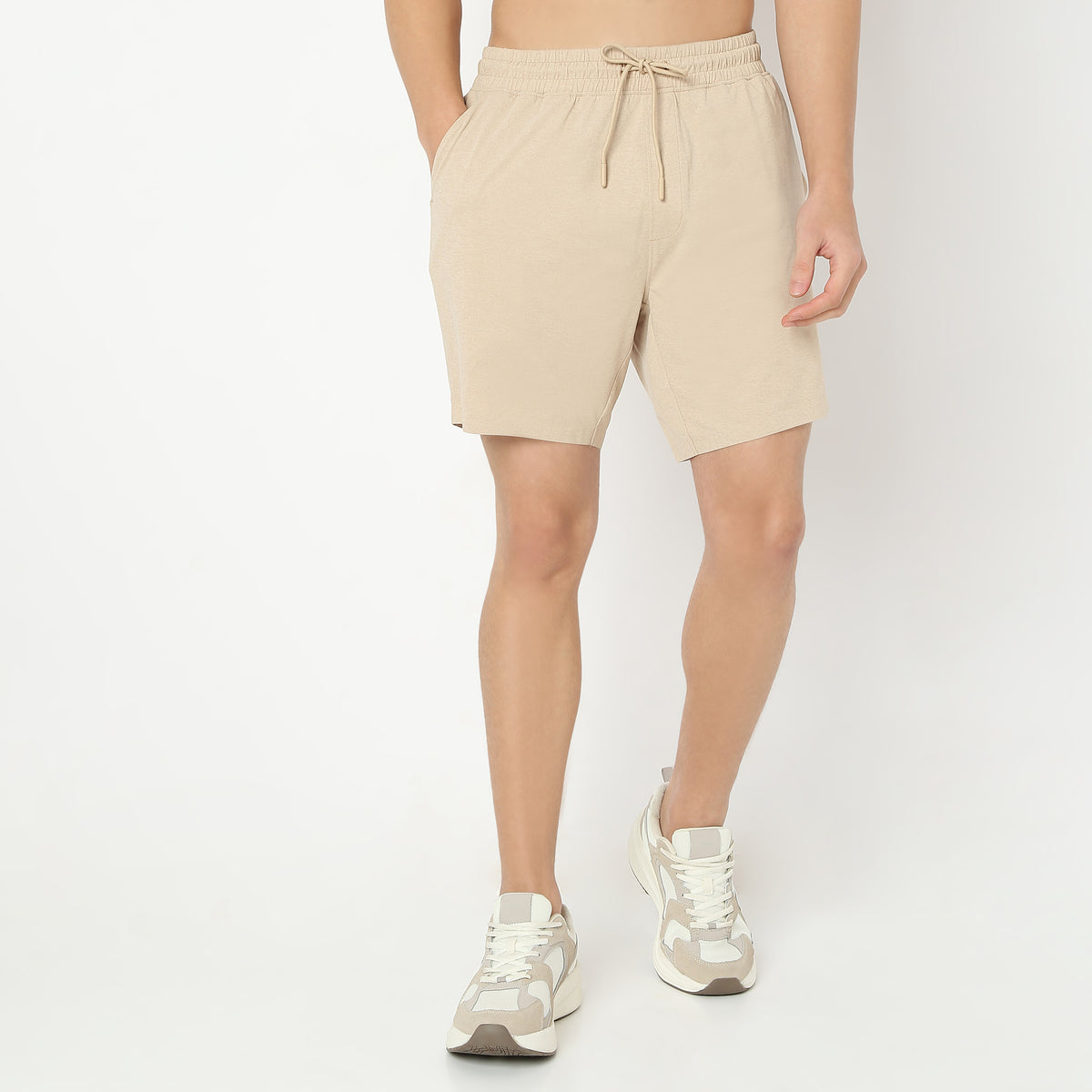 Elastomultiester Fabric Ultra Light Weight|Enhanced Flexibility And Stretch|Wicking Technology|Fast Dry And Breathable|Mobile Pocket Air Shorts