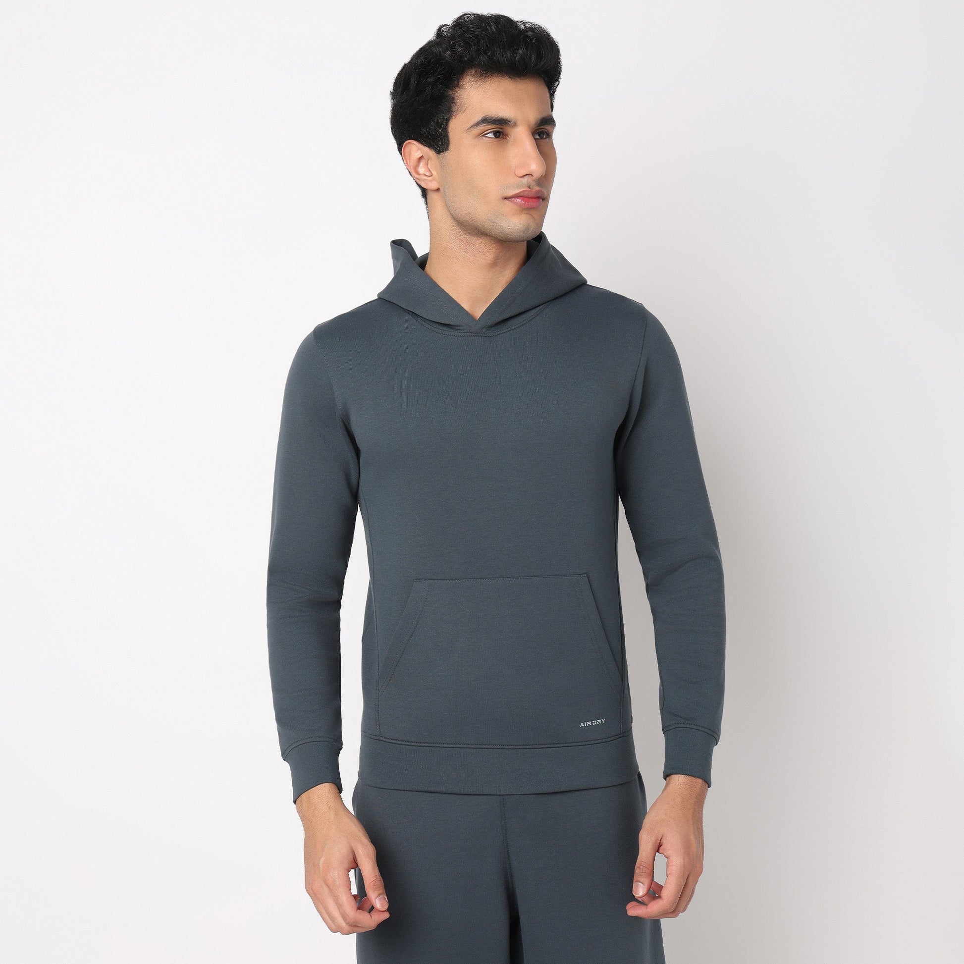 Regular Fit Solid Sweatshirt