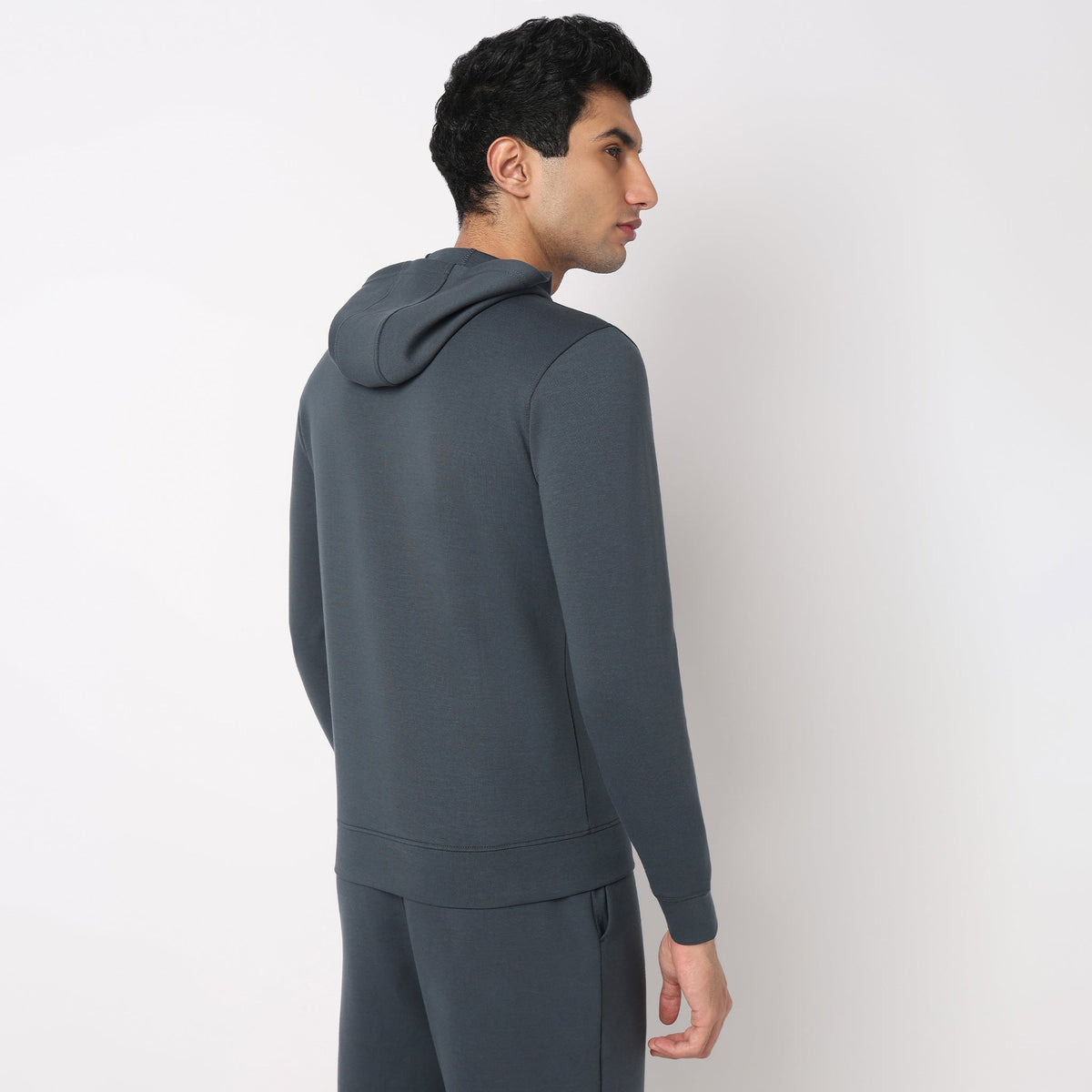 Regular Fit Solid Sweatshirt