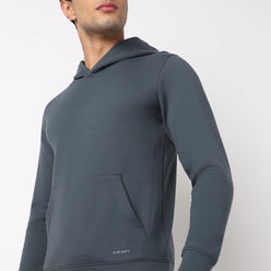 Regular Fit Solid Sweatshirt