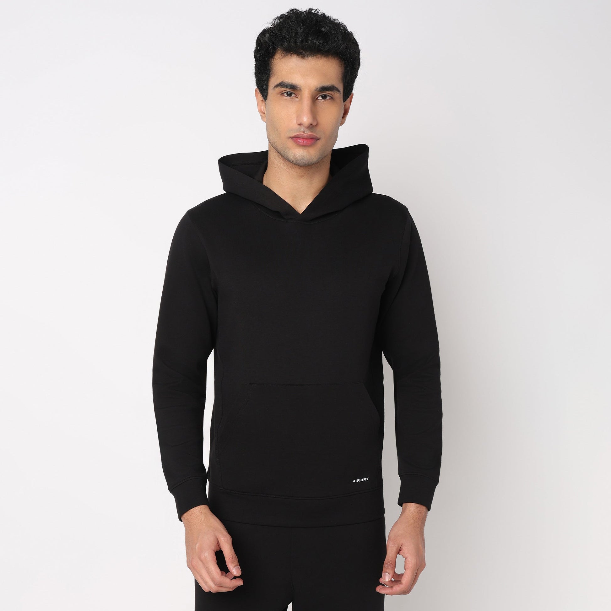 Regular Fit Solid Sweatshirt