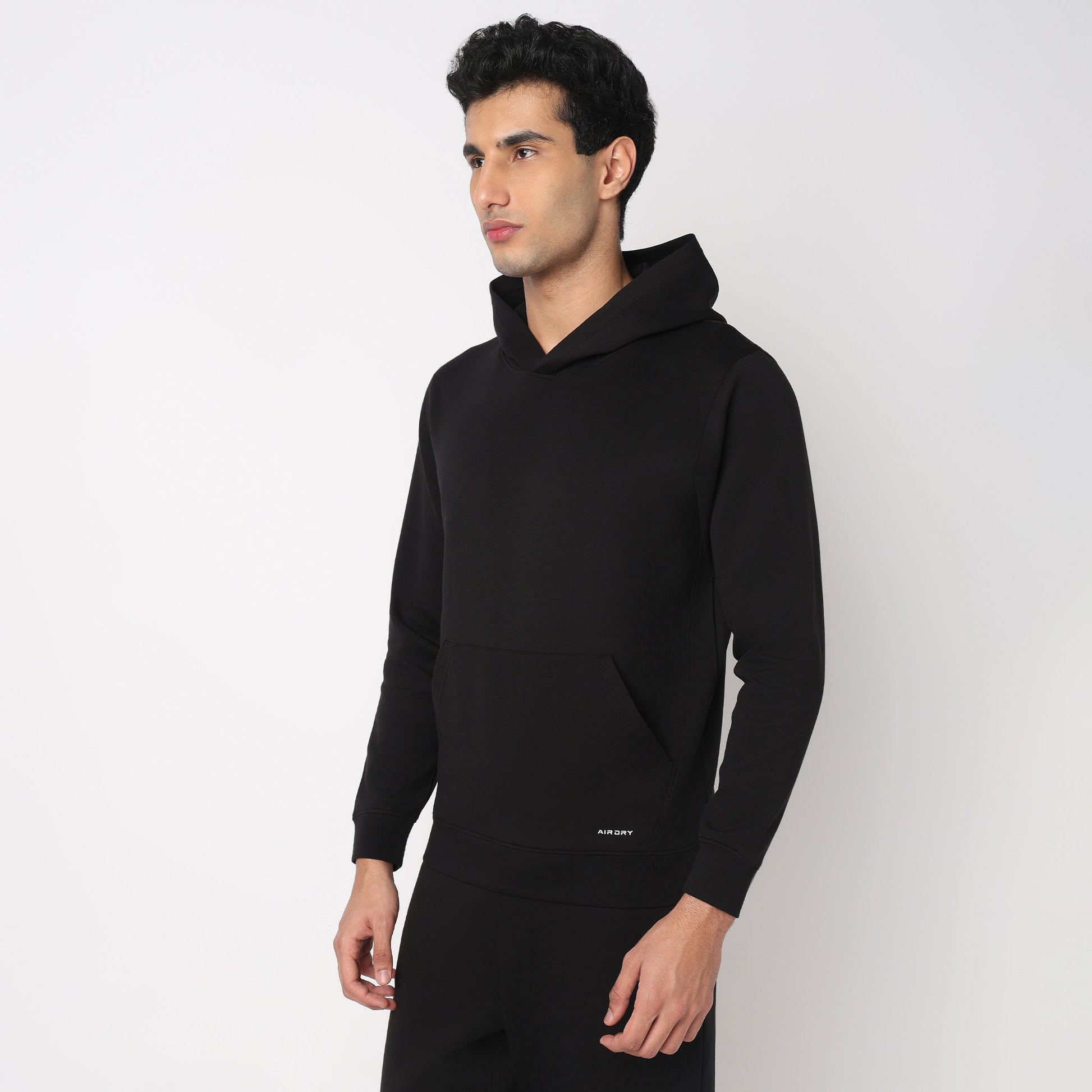 Regular Fit Solid Sweatshirt