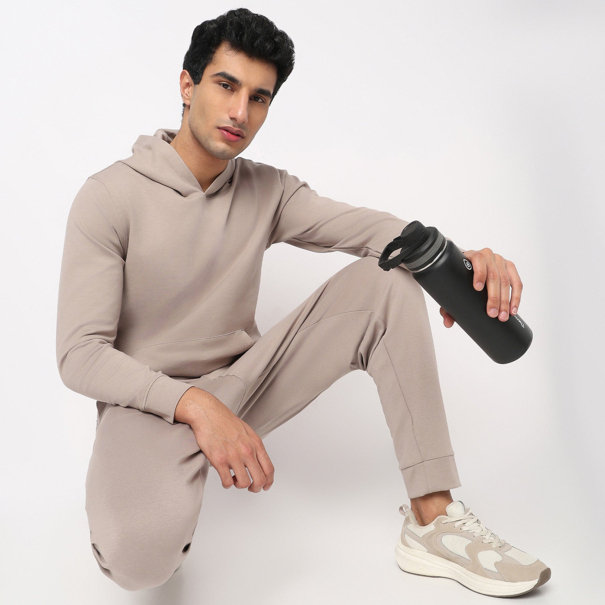 Regular Fit Solid Sweatshirt