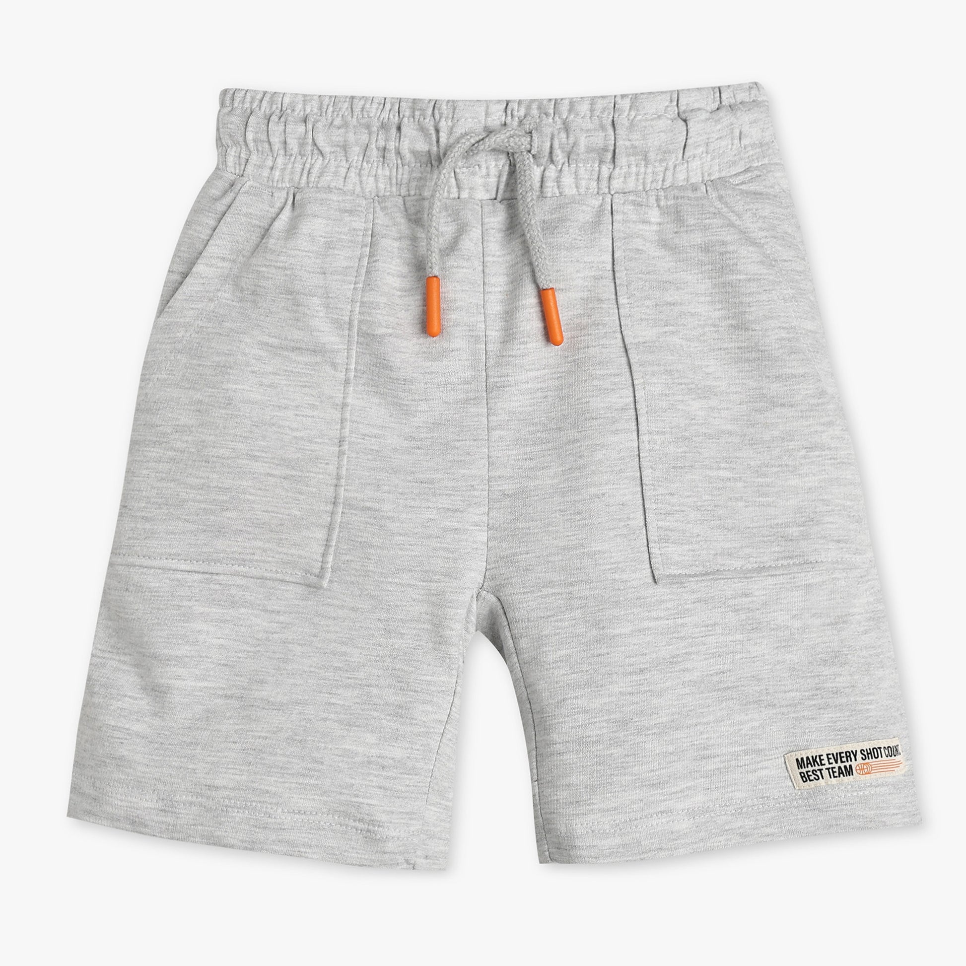Boys Solid Cotton Shorts