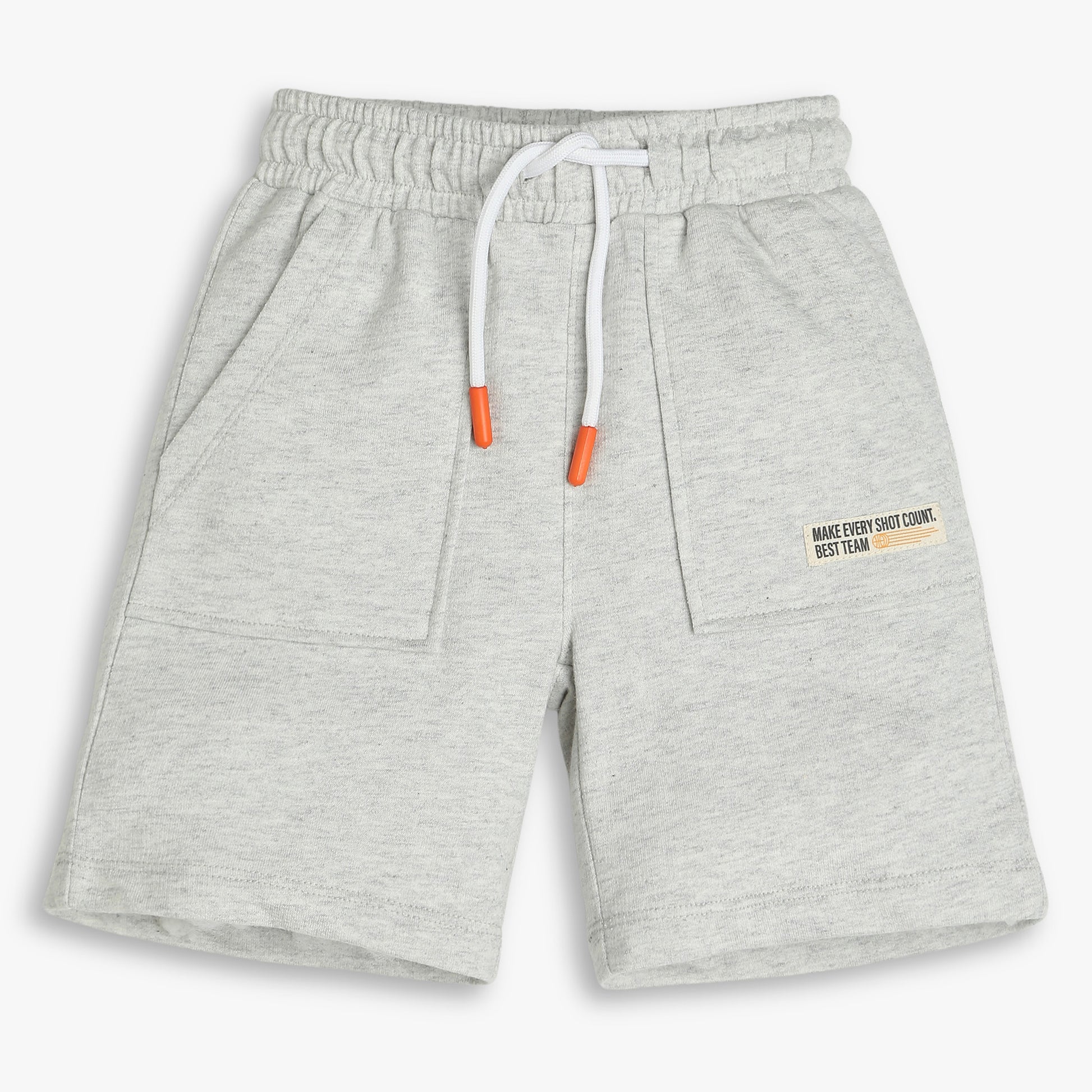 Boys Solid Cotton Shorts