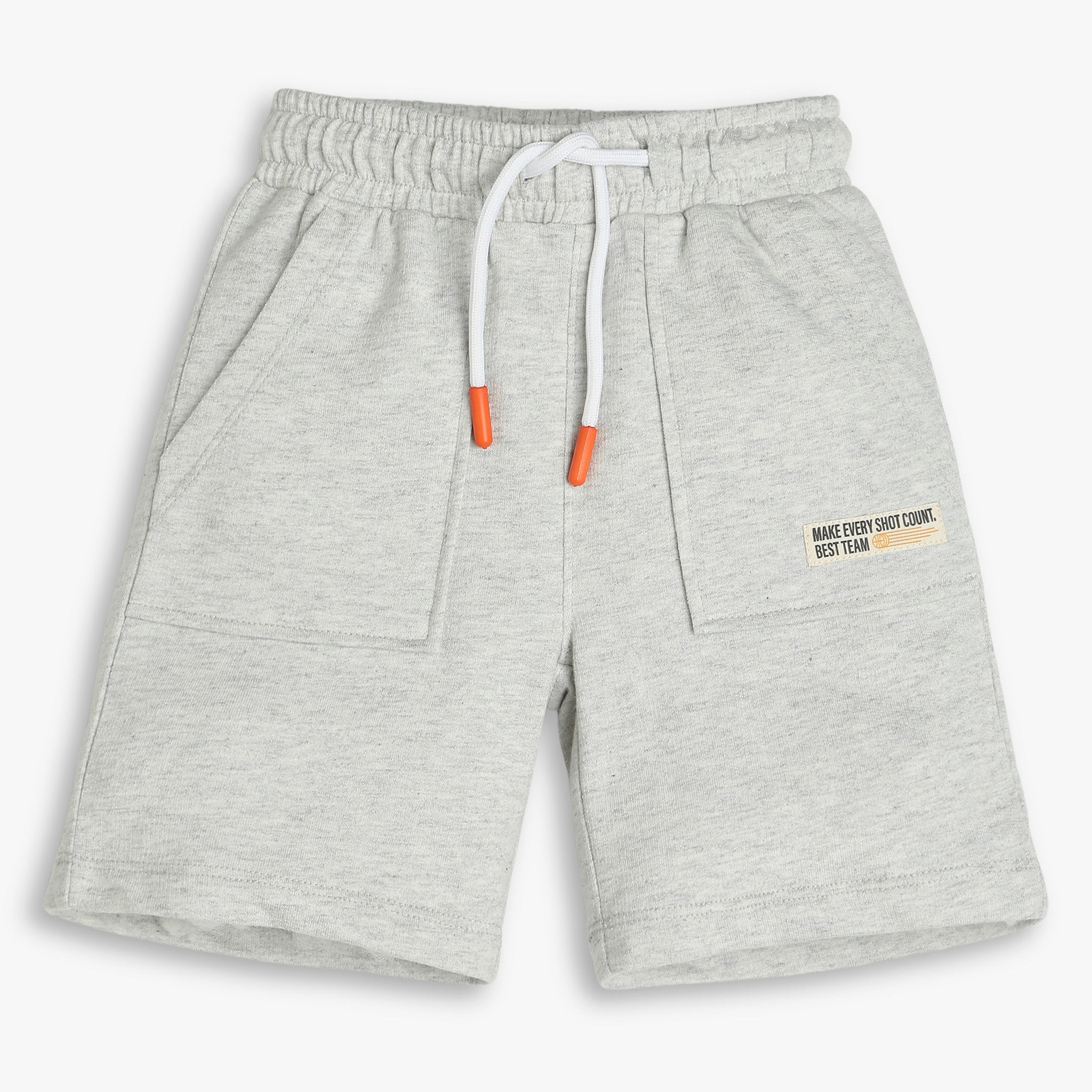 Boys Solid Cotton Shorts