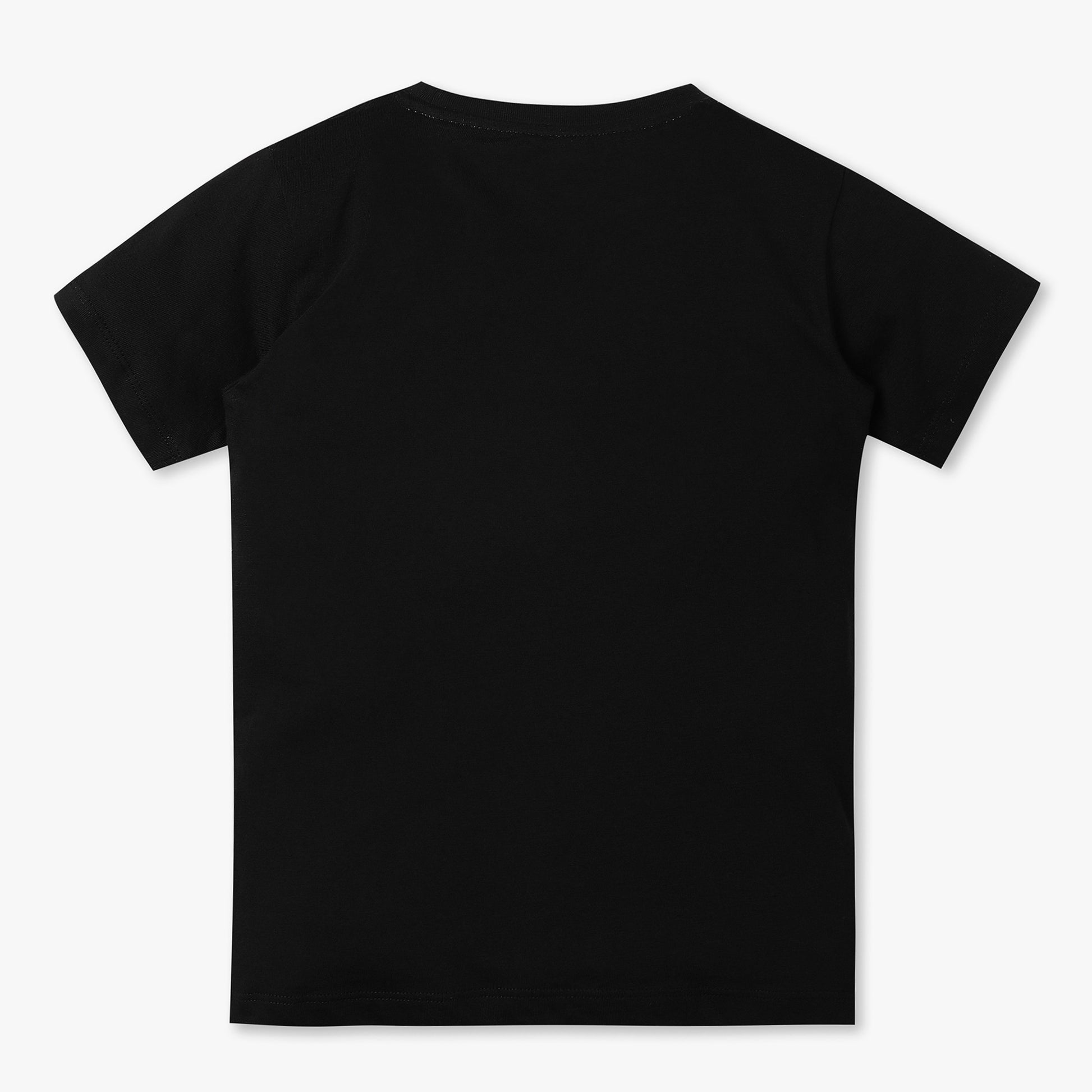 Boys Regular Fit Solid T-Shirt