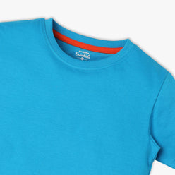 Boys Regular Fit Solid T-Shirt