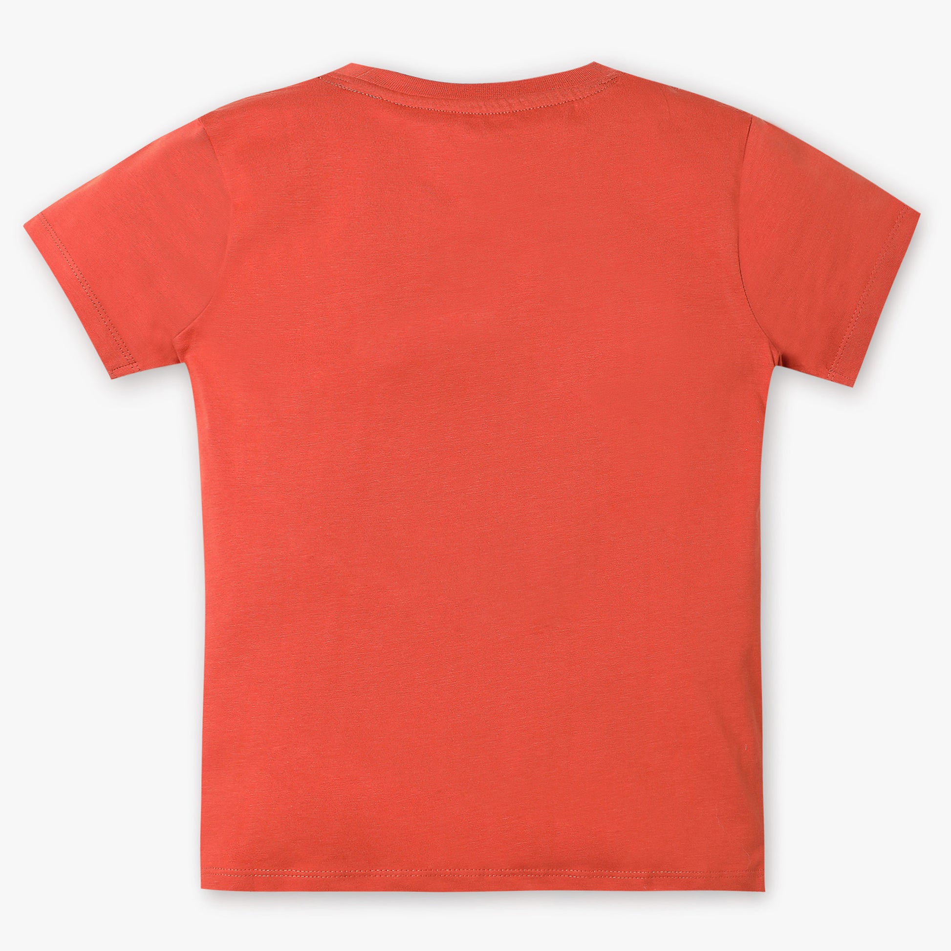 Boys Regular Fit Solid T-Shirt