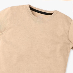 Boys Regular Fit Solid T-Shirt