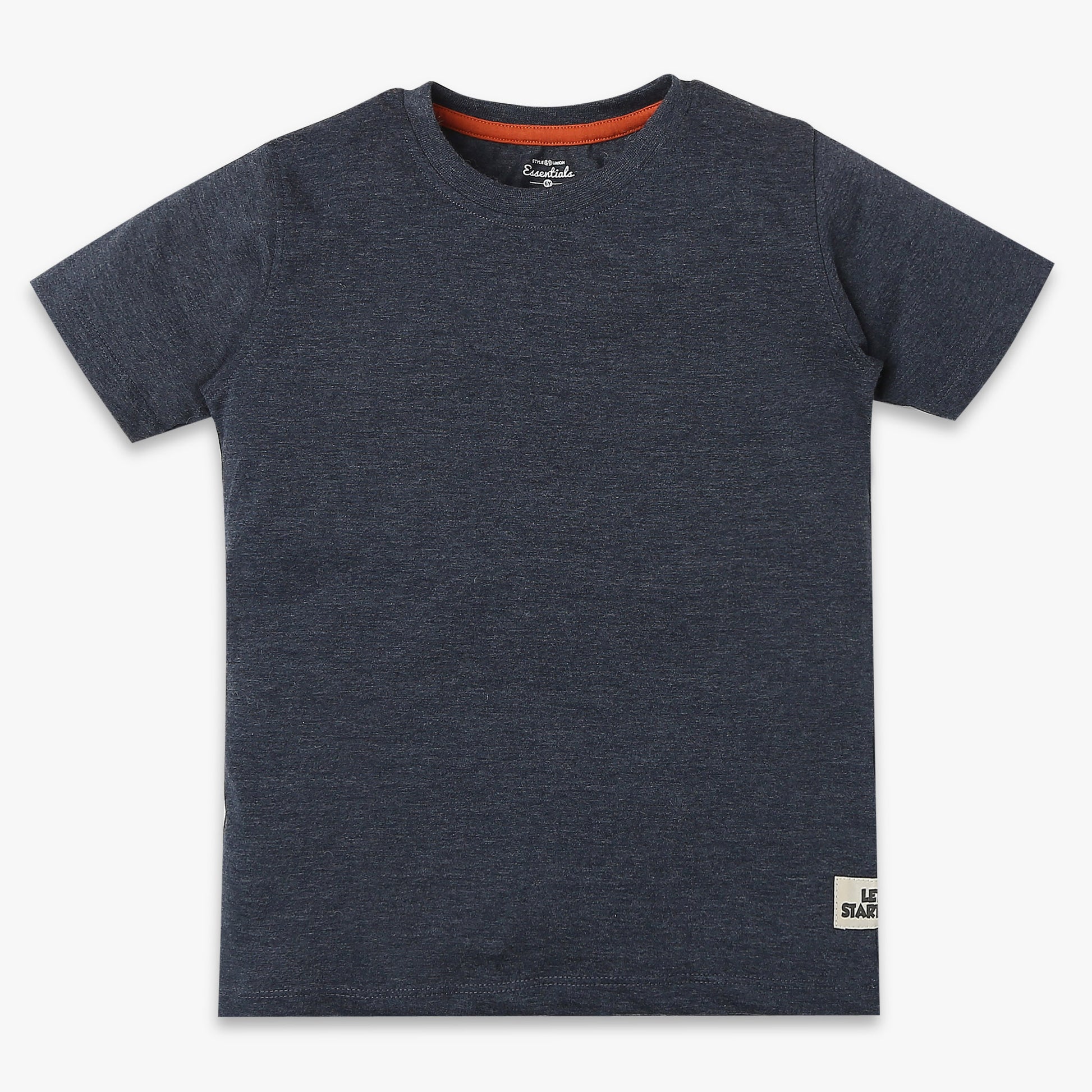 Boys Regular Fit Solid T-Shirt