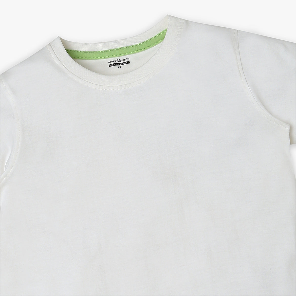 Boys Regular Fit Solid T-Shirt