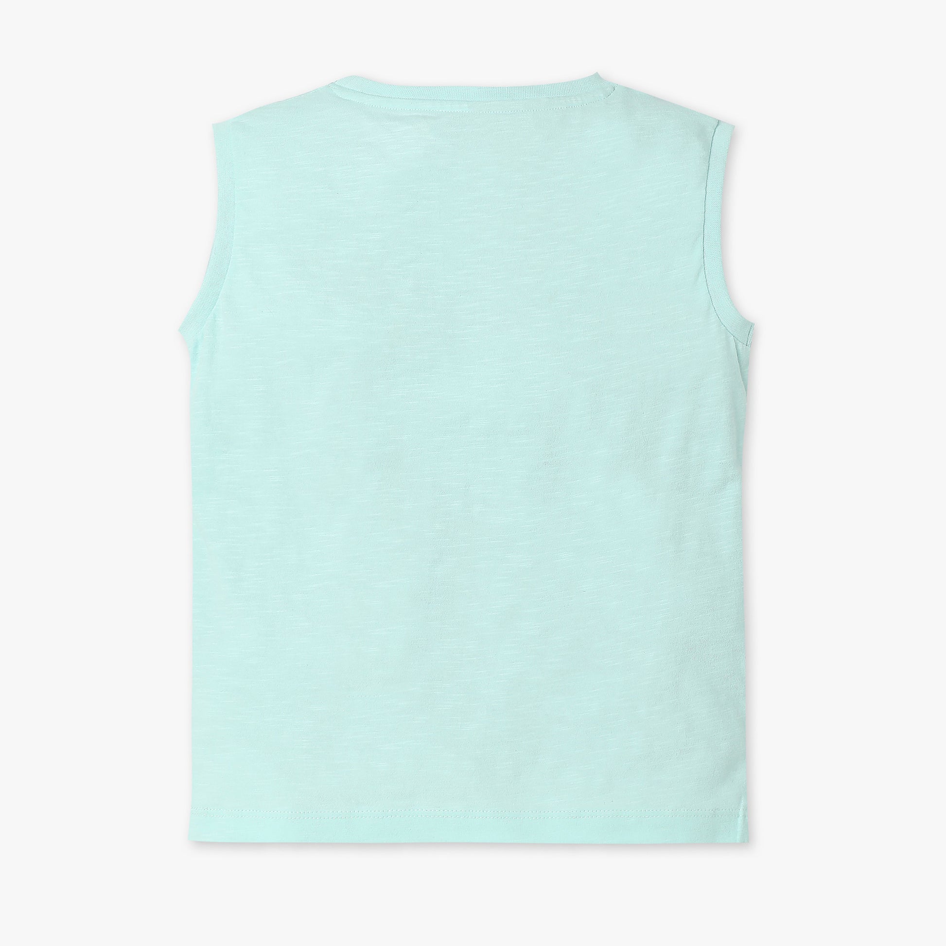 Boys Regular Fit Solid Crew Neck T-Shirt