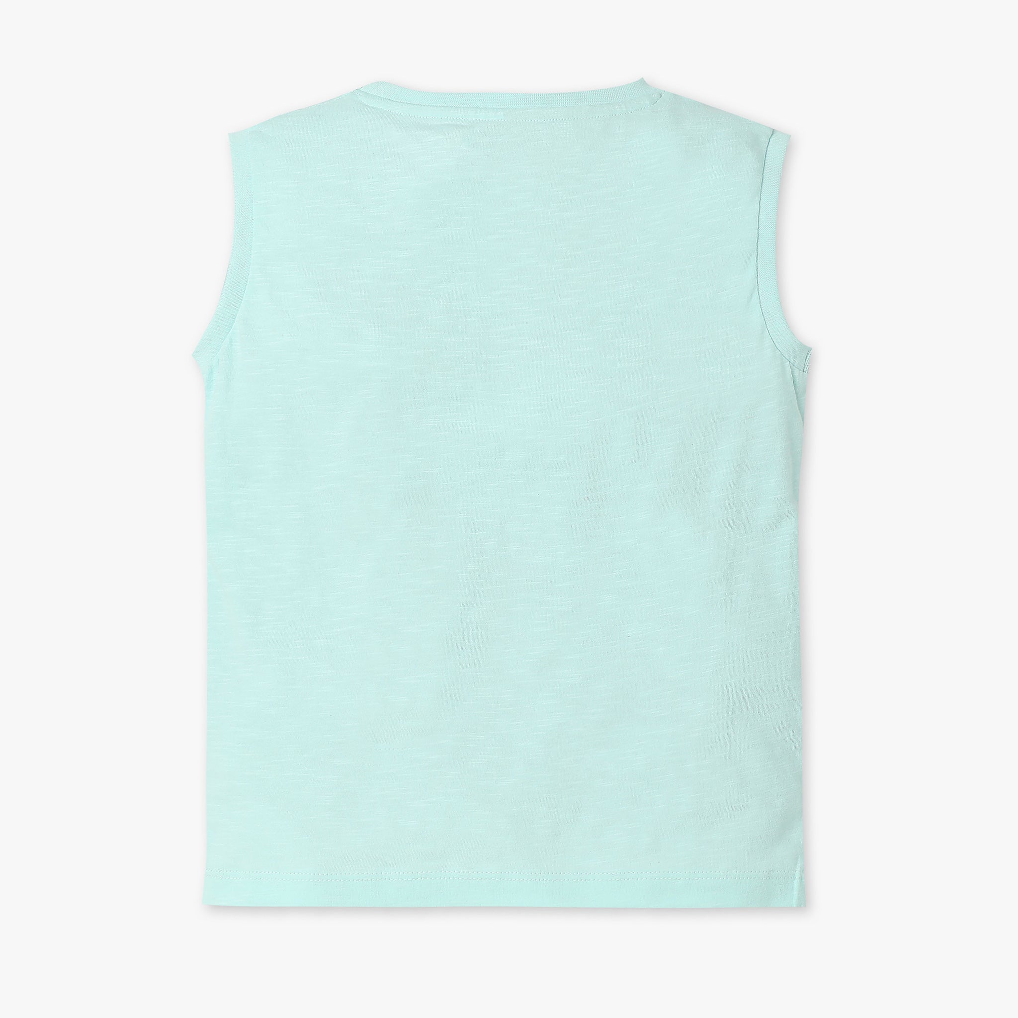 Boys Regular Fit Solid Crew Neck T-Shirt