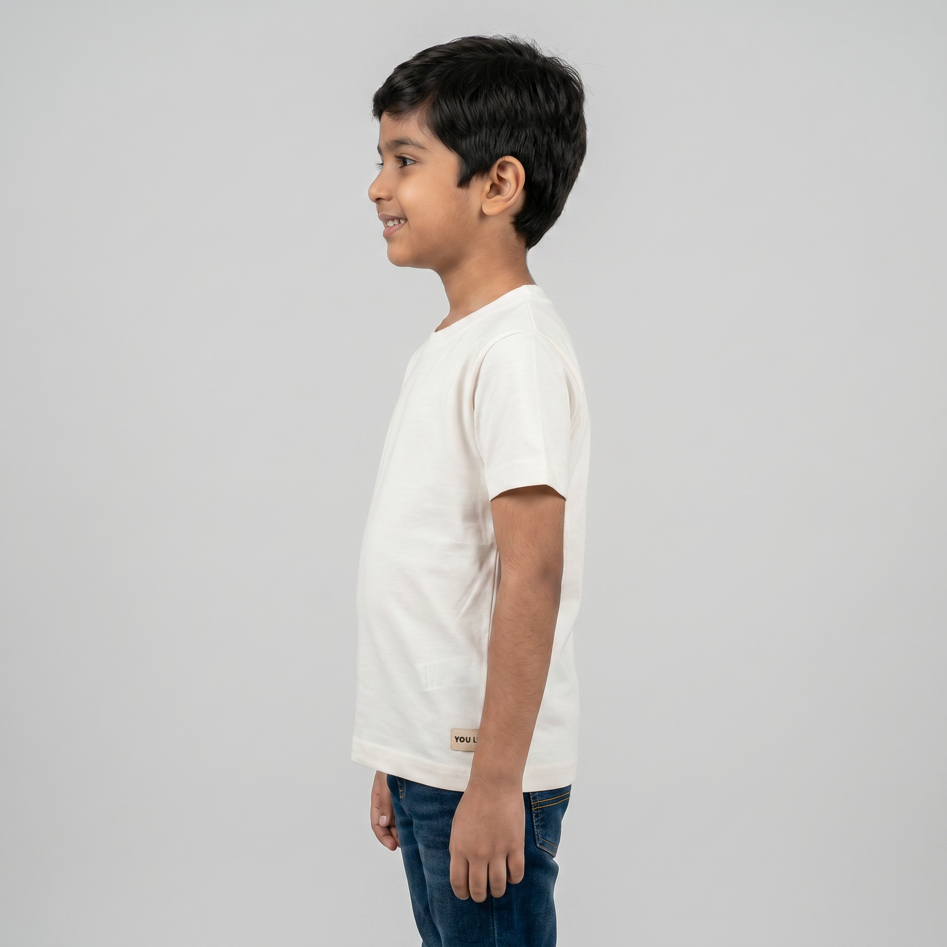 Boys Cotton Crew Neck T-Shirt