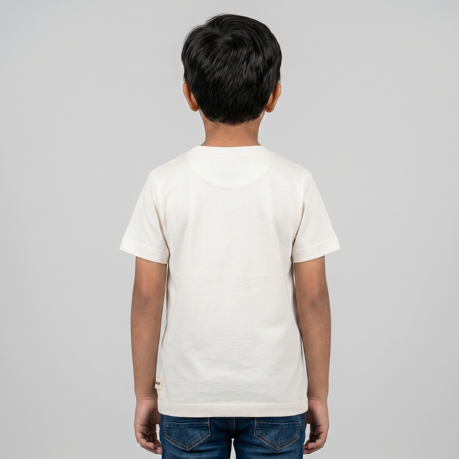 Boys Cotton Crew Neck T-Shirt