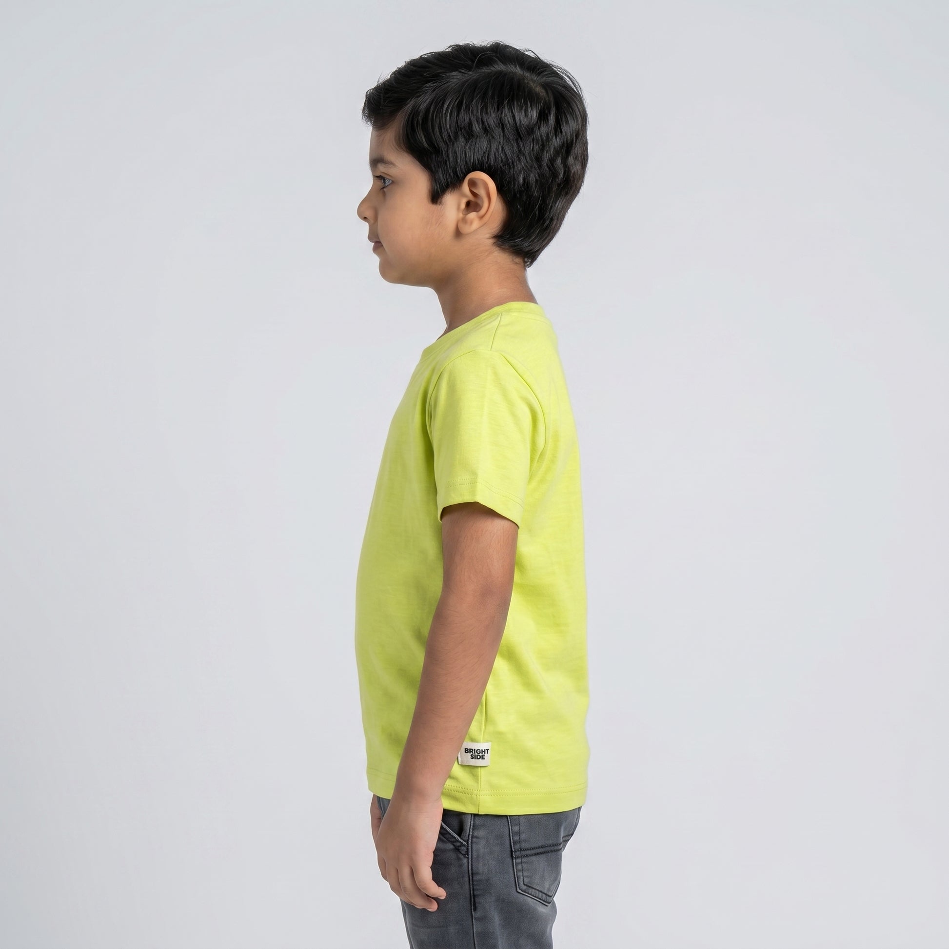 Boys Cotton Crew Neck T-Shirt