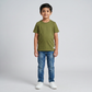 Boys Cotton Crew Neck T-Shirt