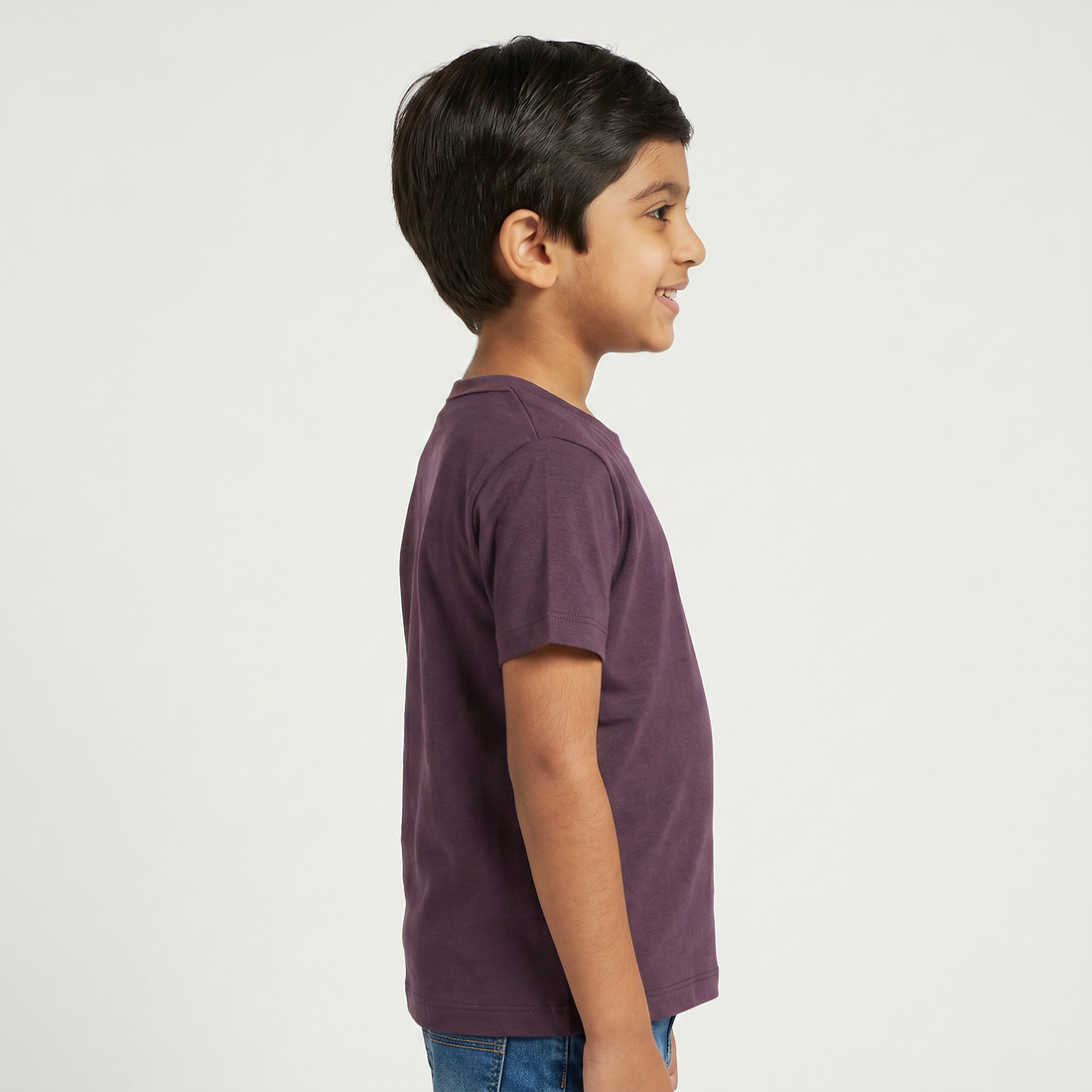 Boys Cotton Crew Neck T-Shirt