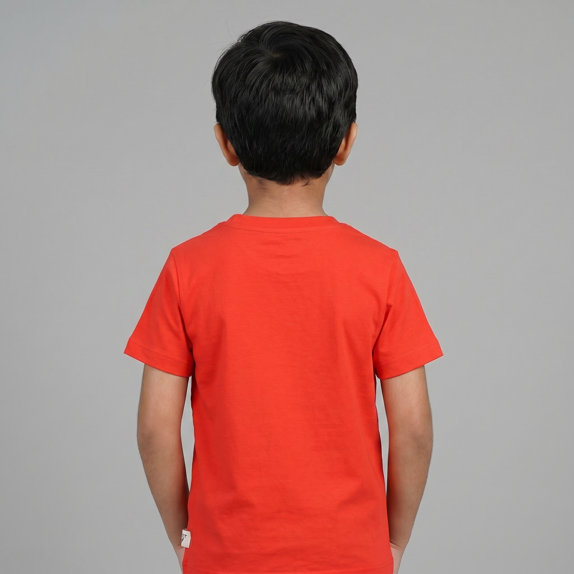 Boys Cotton Crew Neck T-Shirt