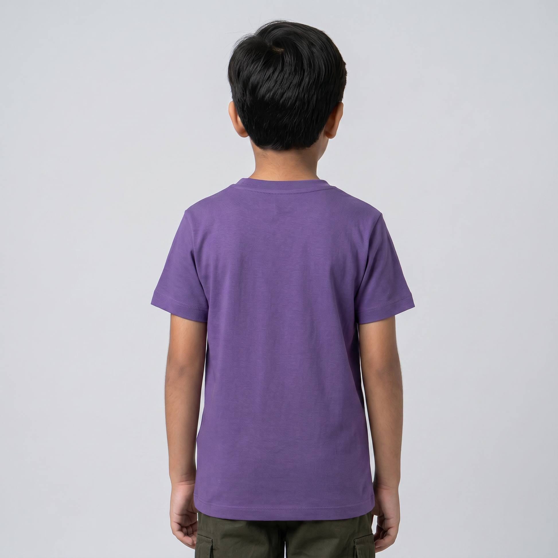 Boys Cotton Crew Neck T-Shirt