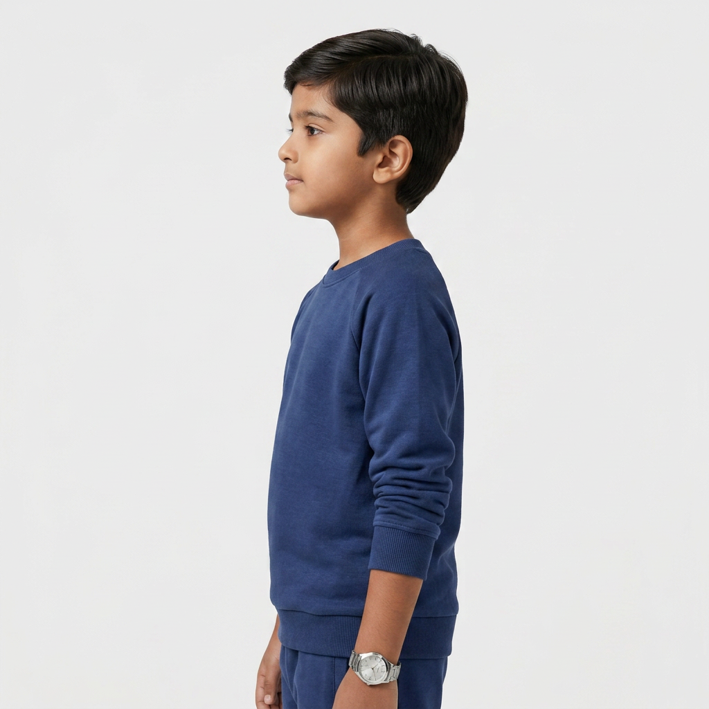 Boys Cotton Solid Mid Rise Trackpants