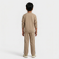 Boys Cotton Solid Mid Rise Trackpants