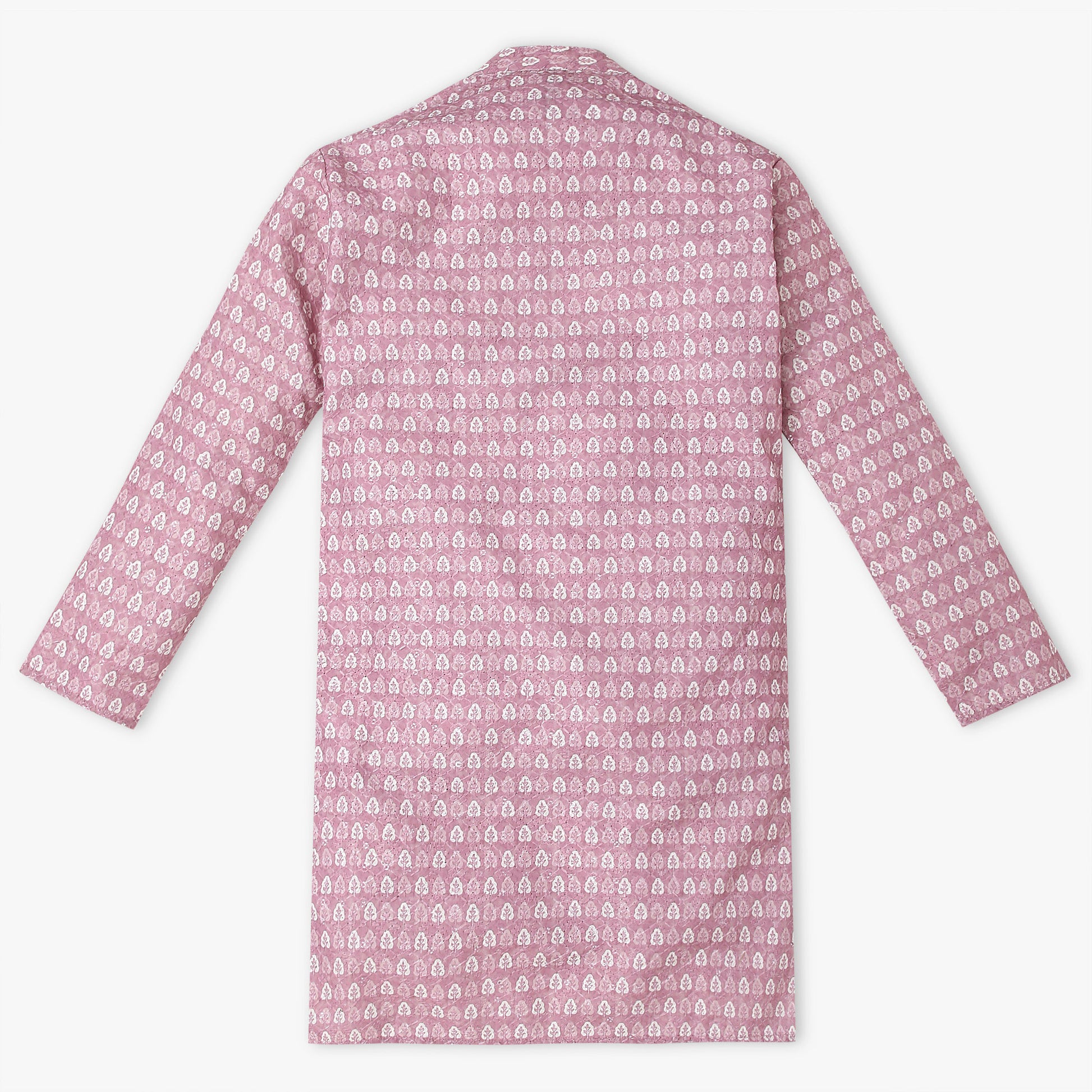 Boys Embroidered Kurta with Pant Set