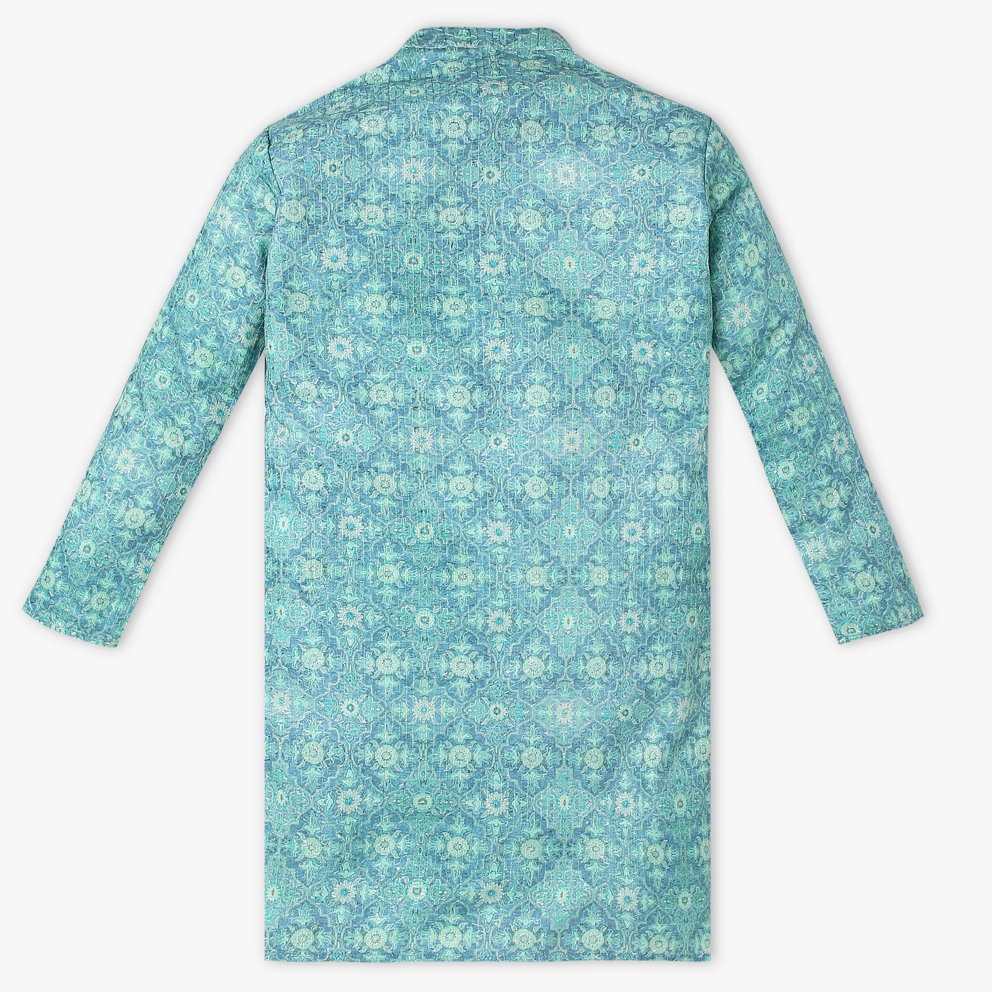 Boys Embroidered Kurta with Pant Set