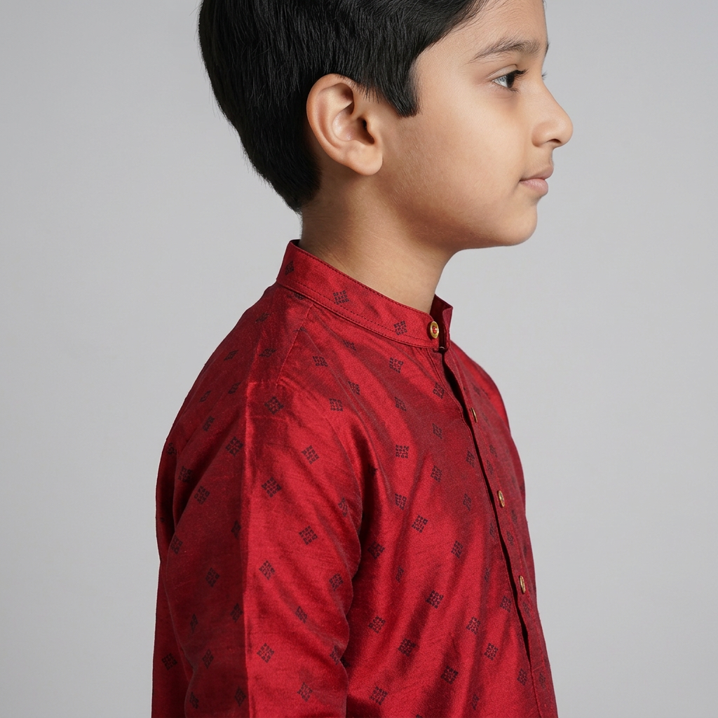 Boys Printed Kurta with Pant Set
