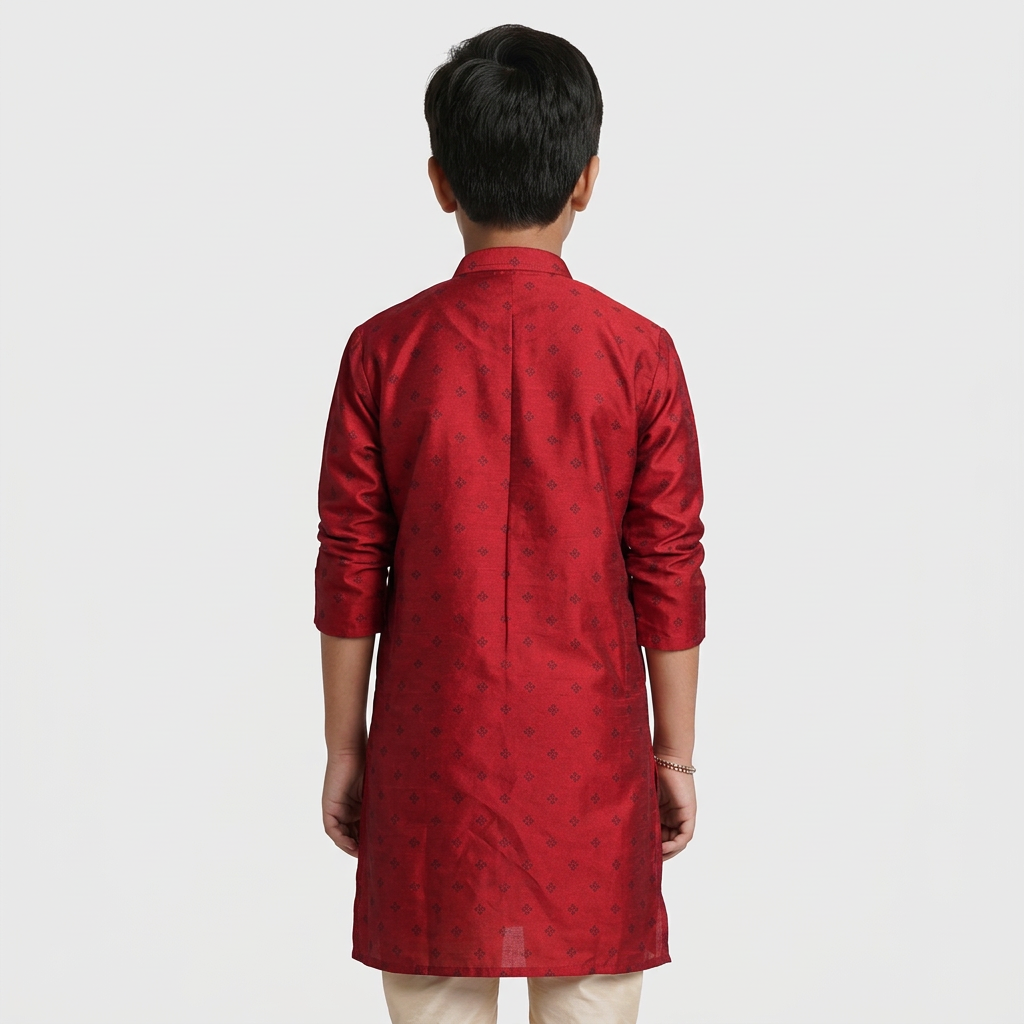 Boys Printed Kurta with Pant Set