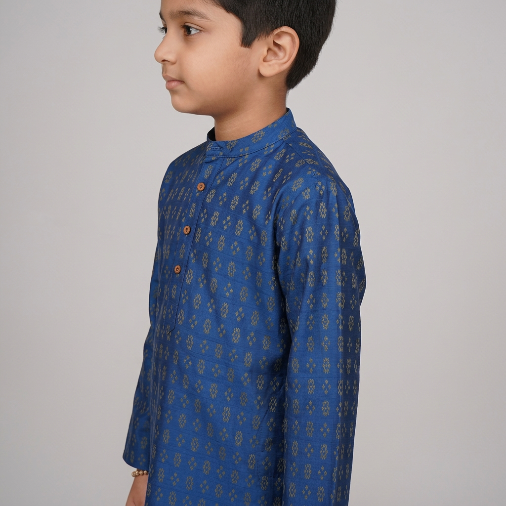 Boys Printed Kurta with Pant Set
