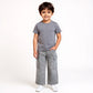 Boys Relaxed Fit Heavily Washed Joggers