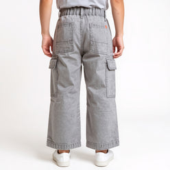 Boys Relaxed Fit Heavily Washed Joggers