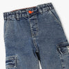 Boys Relaxed Fit Heavily Washed Joggers